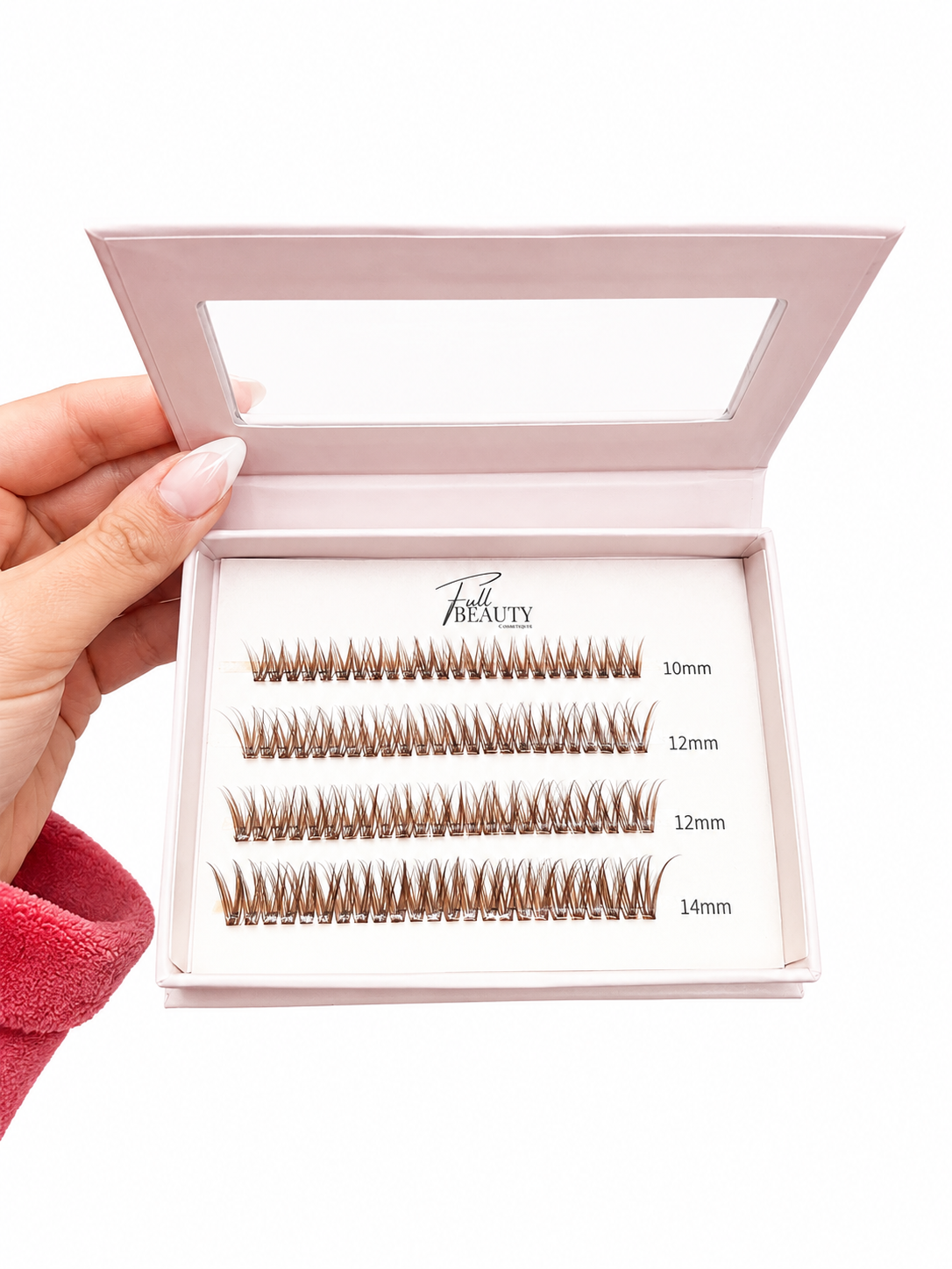 Cils pré-collés MAYA – Effet brun naturel